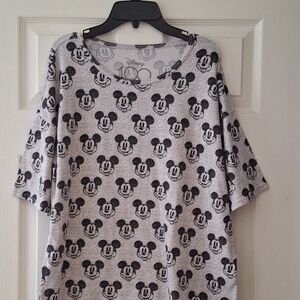 Disney Mickey Mouse Gray T-Shirt